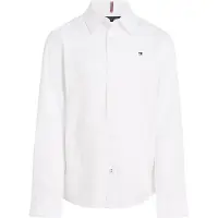 Tommy Hilfiger Kauluspaita - Solid Stretch - Organic - Valkoinen - - 2 v (92) - Kauluspaidat