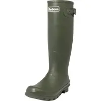 Barbour Kumisaappaat 'Bede' tummanvihreä / valkoinen
