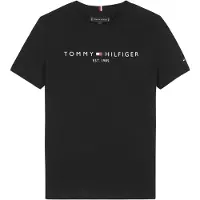 Tommy Hilfiger Paita musta / valkoinen