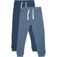 Minymo Basic 36 -Sweat Pant (2-Pack) - Blue - 86