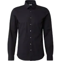 Calvin Klein Poplin Stretch Slim Shirt - Black - 42