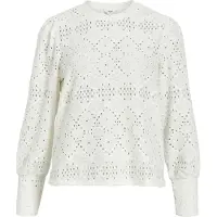 Object Objfeodora L/S Top Noos - White - L