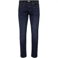 Only & Sons Onsweft Reg. Db 6752 Mat Dnm Noos - Navy - 28 x 34