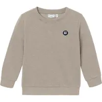 Name it Nmmvimo Ls Sweat Bru Noos - Khaki green - 80