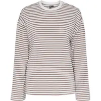 Pieces Paita 'PCSadie' beige / valkoinen