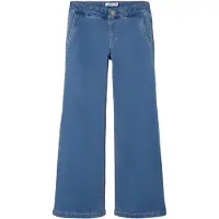 Name it Salli Wide Farkut Light Blue Denim Light Blue Denim 128 cm Sininen 128 cm Tytöt