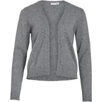 Vila Viril Short L/S Knit Cardigan-Noos - Grey - S