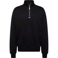 HUGO Neeler 10249110 Blue Collegepaita Puolivetoketjulla