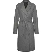 Vero Moda Vmfortuneaya Long Coat Ga Noos - Grey - M