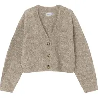 Name it Nkfholly Boxy Short Knit Card Noos - Cream - 122-128