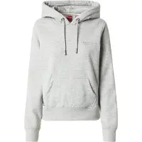 Superdry for woman. W2012180A Hooded sweatshirt with logo Essential grey (L), Casual, Cotton, Sustainable