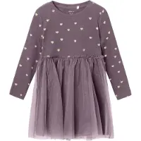 Name it Nmfnadja Ls Dress Noos - Purple - 86