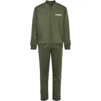 Hummel Hmltukas Tracksuit - Khaki green - 104/110