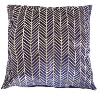 My Home Koristetyynynpäällinen Velvet Sininen Silakkaluu