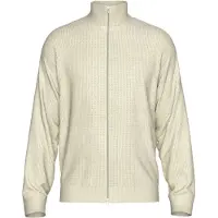 Selected Slmdane Ls Knit Reg Struc Full Zip Noos - Beige - XL