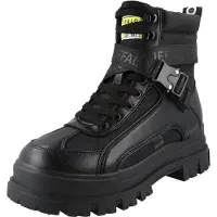 Buffalo Nauhabootsit 'ASPHA COM1 LACEUP MID' vaaleanvihreä / musta / valkoinen