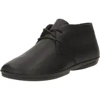 Camper for woman. K400221-036 Right Nina leather ankle boots black (39), Flat, 1 to 3 cm, Laces, Casual