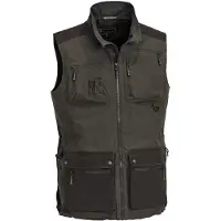 Pinewood Vest Dog Sports 5081 (Color: D.Olive/Suede Brown, Size: 2XL)