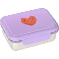 Lassig Välipalalaatikko Little Gang Heart, ruostumatonta terästä, BPA-vapaa, konepesun kestävä