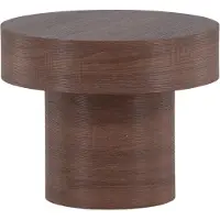 Venture Design Malung Sivupöytä Ø50 cm Ruskea