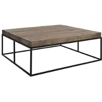 Artwood , Sohvapöytä Carlisle 100x100 cm silver black