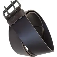 Edvardson Läderbälte Dubbeldorn 50mm med Dangler (Color: Brown, Length: 85 cm)