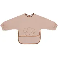 Jollein Miffy Peekaboo Pitkähihainen Ruokalappu, Wild Rose