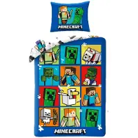 Minecraft Taaperon vuodevaatteet setti Minecraft 140x200cm