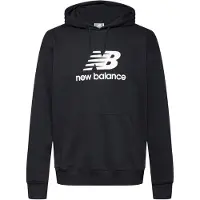 New Balance Sport Essentials French Terry Logo Hoodie - Black - M