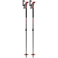 LEKI Haute Route Dark Anthracite-Dark Red-Black Laskettelusauvat Antracite 110-150 cm