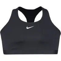 Nike Urheilurintaliivit Dri-fit Swoosh Medium Support - Musta/valkoinen Nainen, koko 2X Plus Size (18W - 20W)