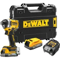 DeWalt Iskuruuvinväännin DCF860E2T-QW; 18 V; 2x1,7 Ah akku