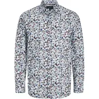 Jack & Jones Paita 'JPRBLALeeds' marine / vaaleansininen / ruskea / valkoinen