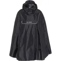 Vaude Unisex Valdipino Rain Poncho Black L