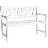 Cinas , Rosenborg 120 cm Penkki valkoinen