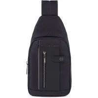 Piquadro Brief Crossbody-laukku 20 cm Sininen