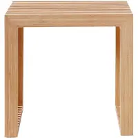 Cinas Rib Taburetti/Sivupöytä Bambu