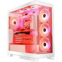 Modecom WHITE COMPUTER CASE SPACE ARGB
