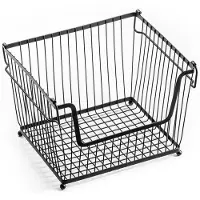B2X Black Metal Basket: Säilytä hedelmiä ja vihanneksia käytännössä