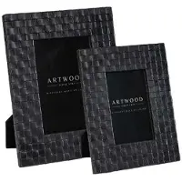 Artwood Valokuvakehykset Fuego musta nahka