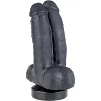 BlackyDick Tim &amp; Rod Double Dildo 22,5 cm