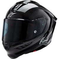 Alpinestars S-R10 Solid Integraalikypärät Carbon/Musta unisex, size XL