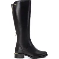 Carmela for woman. 16201801-NEGRO Leather Boots 162018 black (39), 3 to 5 cm, Zip, Casual