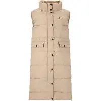 Whistler Amaretto W Long Puffer Vest - Beige - 36