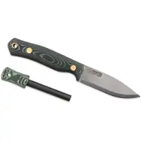 Casström No. 8 SFK 12827 Green Micarta with Firesteel, bushcraft knife