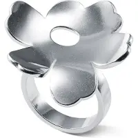 Kalevala Koru X Marimekko Unikko Ring - Silver - L(18.0-19.0)