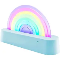 Lalarma Lamppu - Tanssiva Rainbow - 18x11x4 cm - Sininen - - OneSize - Lamput