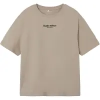 Name it Nkmbrody Ss Nreg Top Noos - Beige - 116