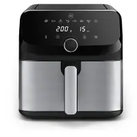 OBH Nordica - Easy Fry Mega Airfryer 7,5 L Musta/Teräs