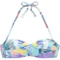 Venice beach Bikinitoppi vesi / keltainen / lila / puuteri